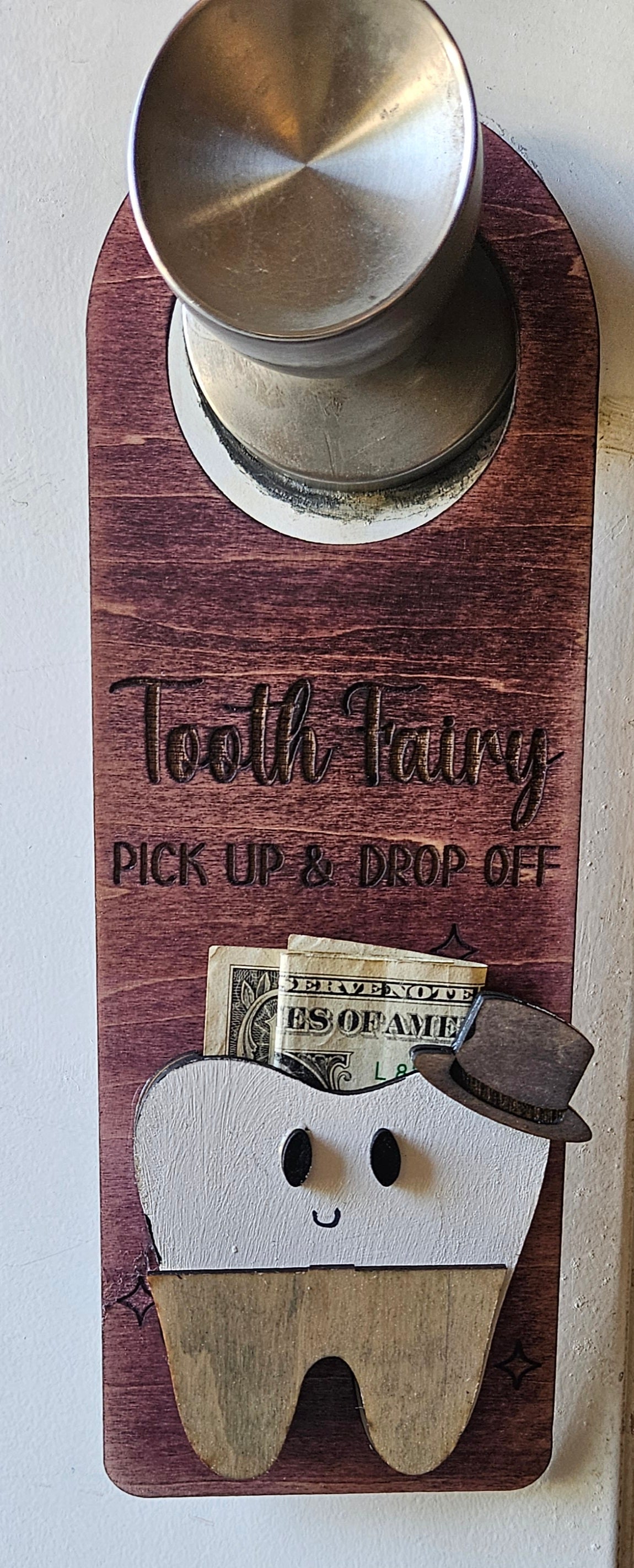 Top Hat Tooth Fairy Door Hanger