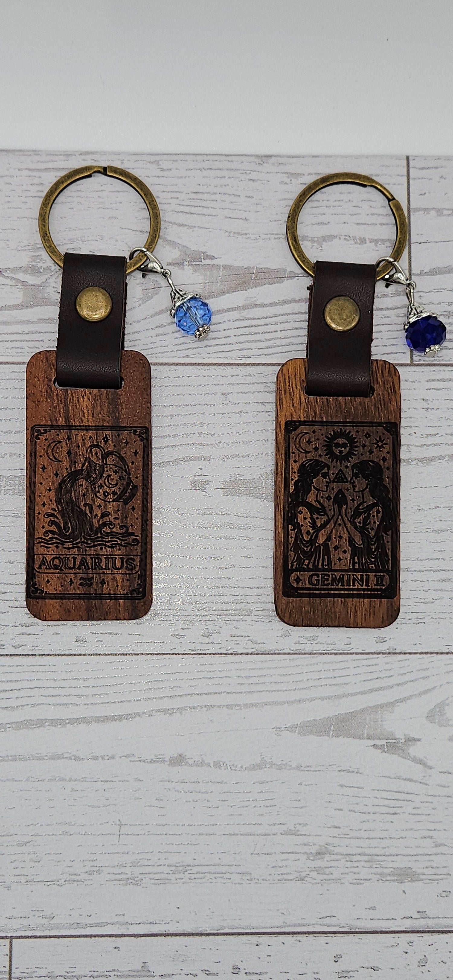 Wooden Laser Engraved Key Chains
