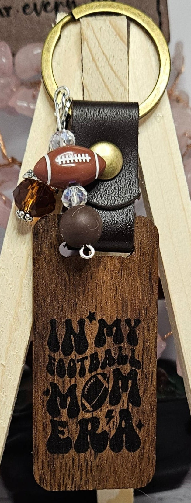 In My Football Mom Era Key Chain