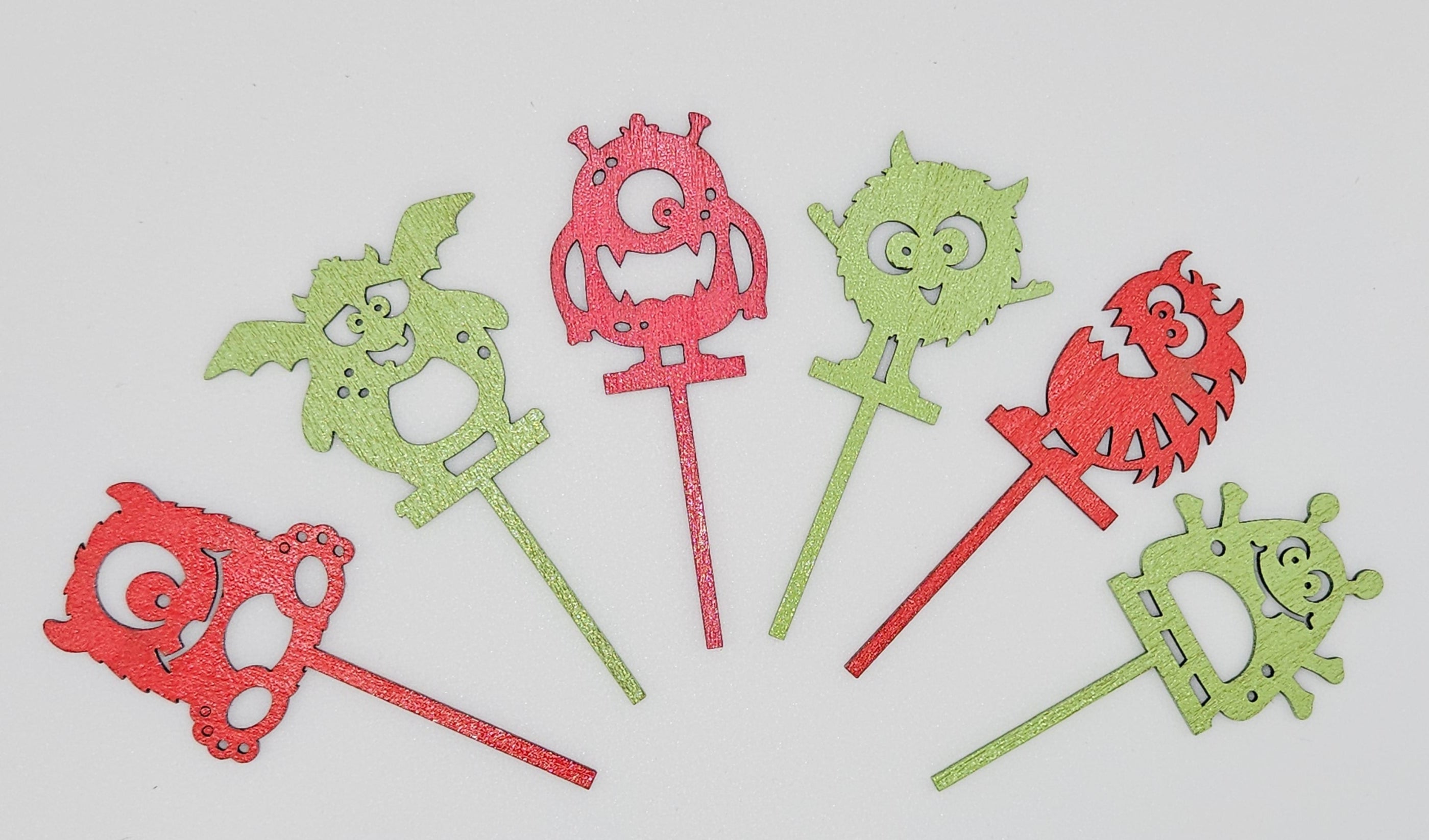 Monster Cupcake Toppers