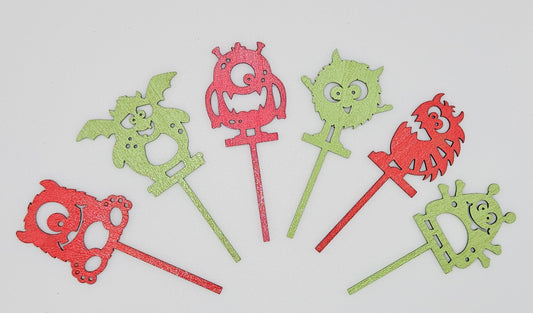 Monster Cupcake Toppers