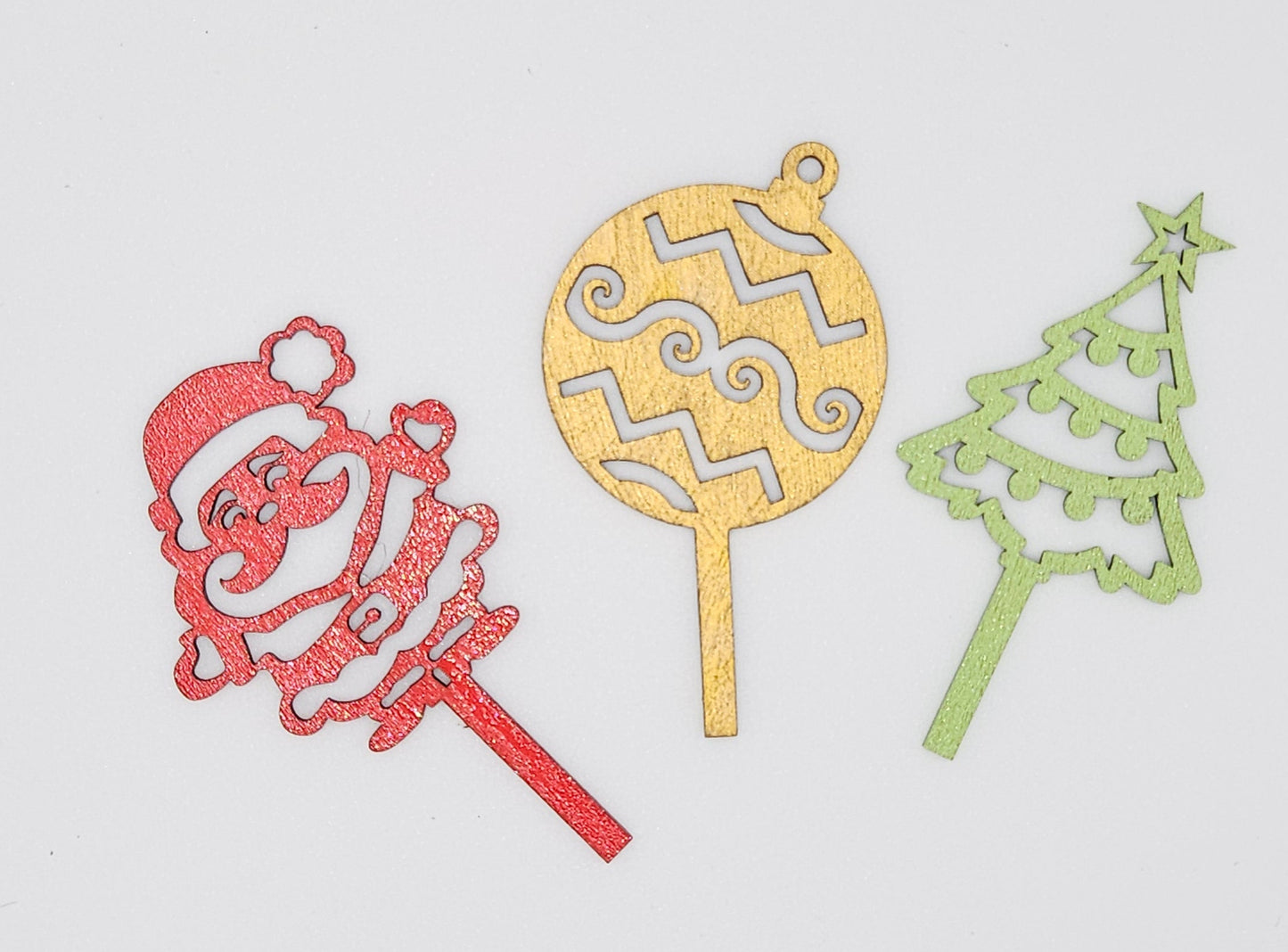 Christmas Party Cupcake Toppers