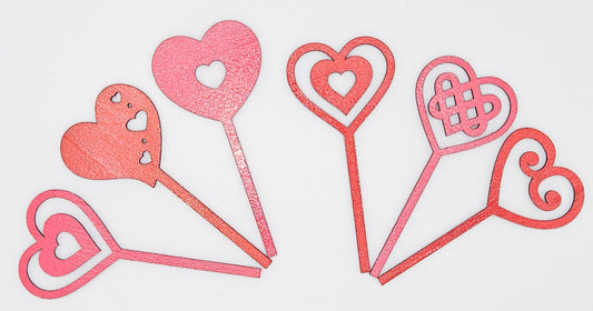 Valentine's Cupcake Toppers