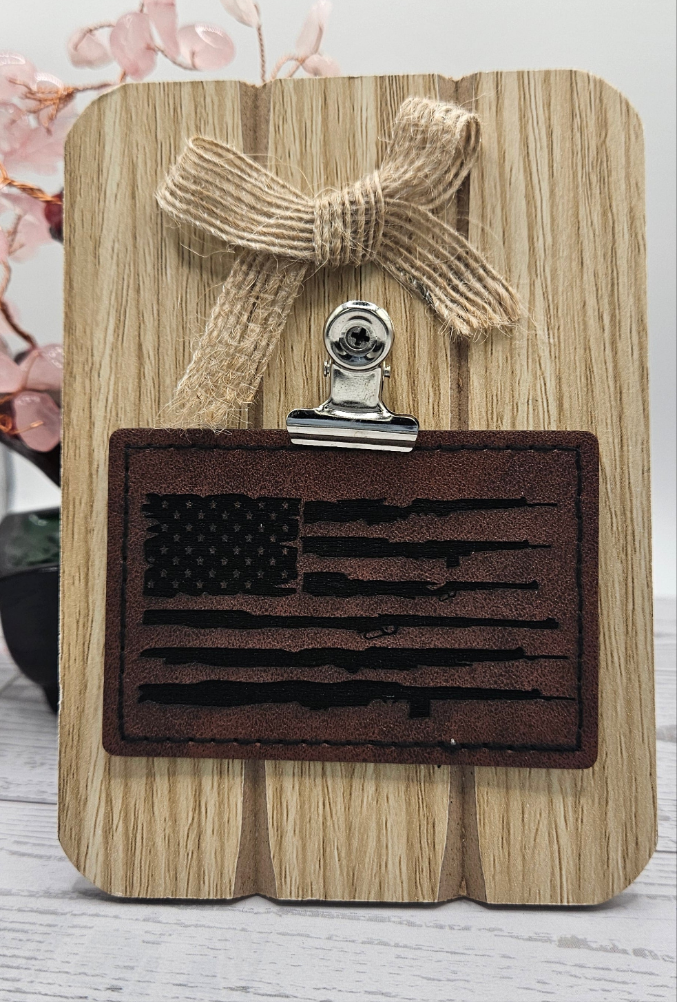 American Flag/Rifles