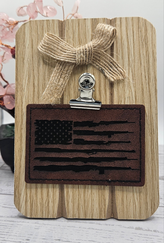 American Flag/Rifles