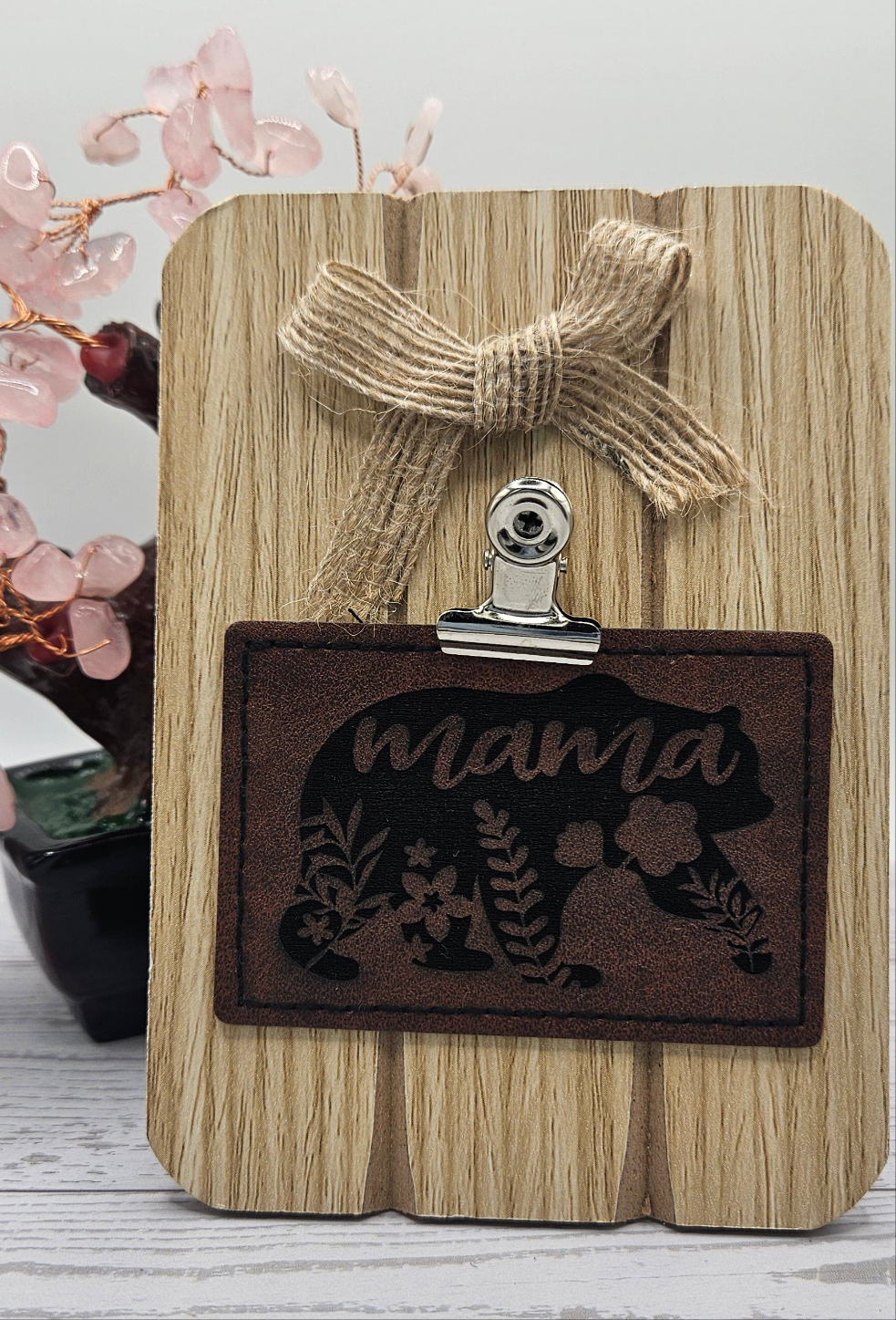 Mama Bear Floral Patch