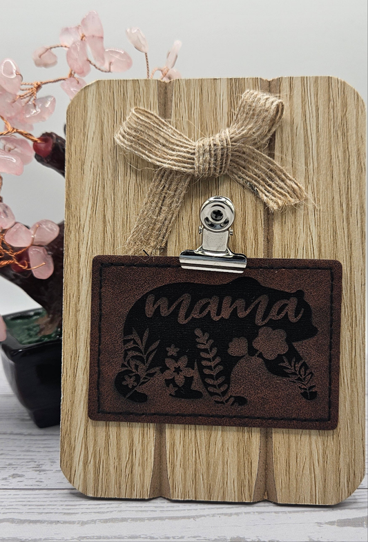 Mama Bear Floral Patch