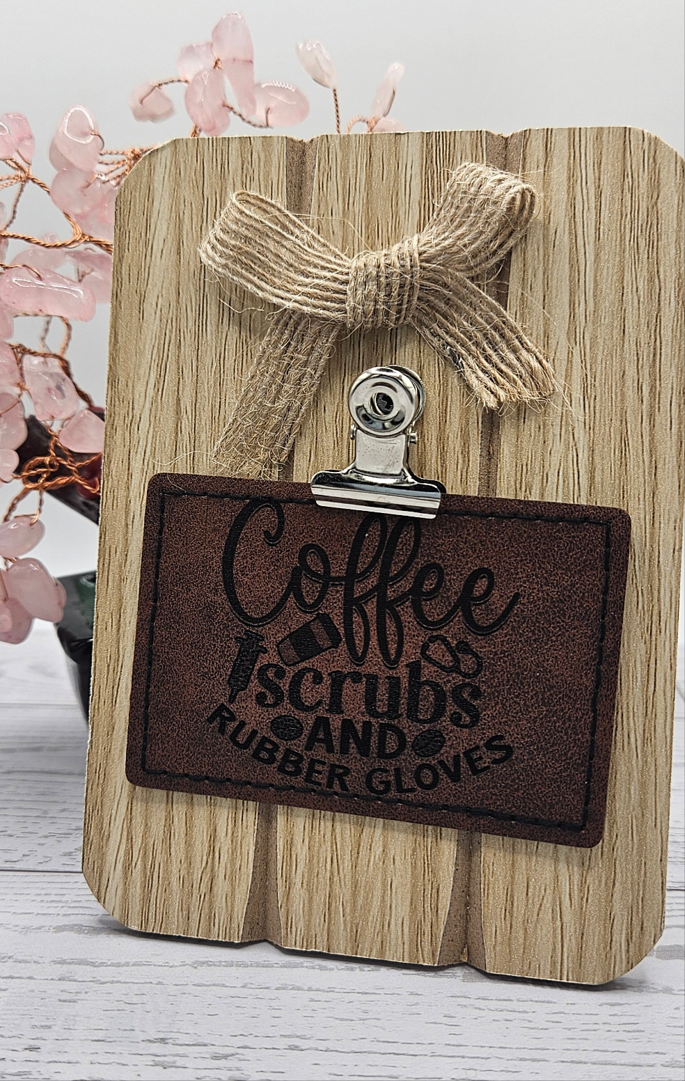 Coffee,Scrubs, and Rubber Gloves