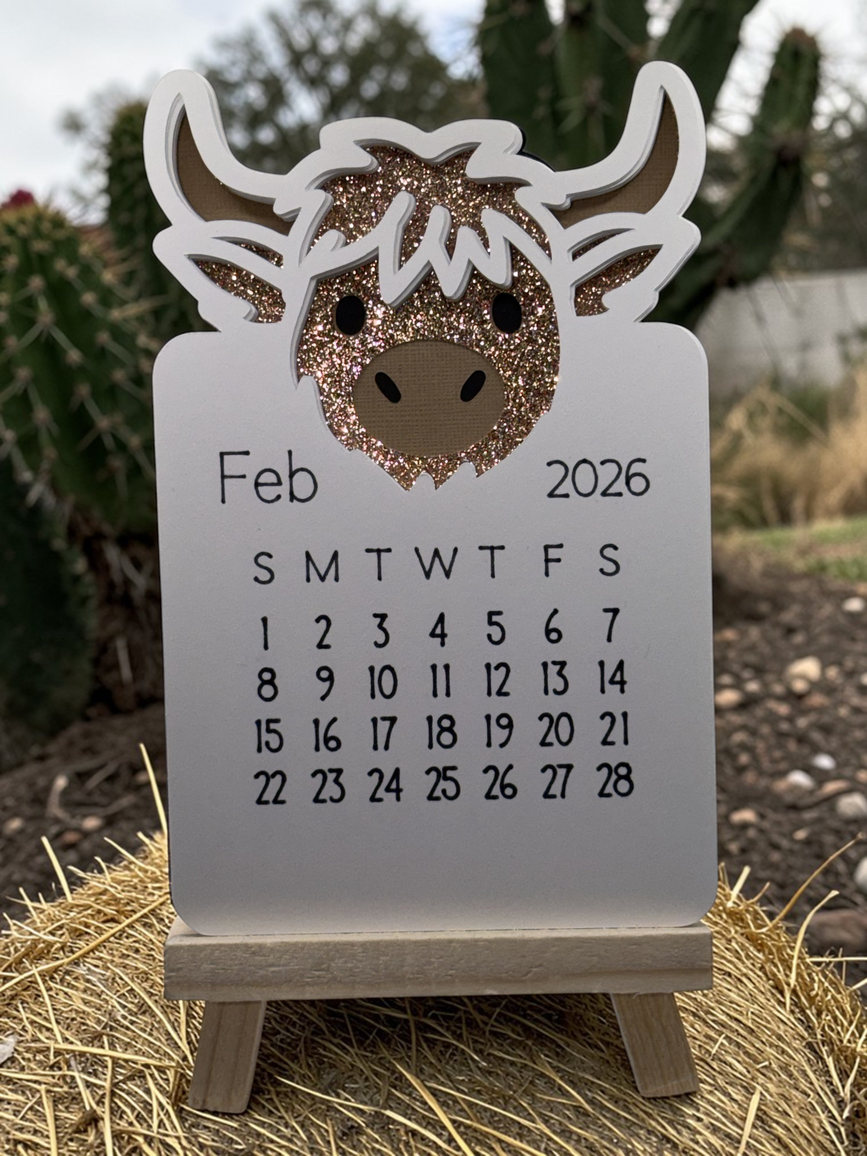 Highland Cow Calendar