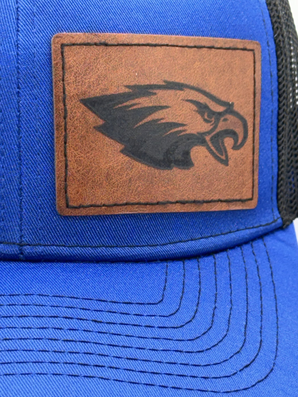 Grain Valley Eagles Trucker Hat- Blue