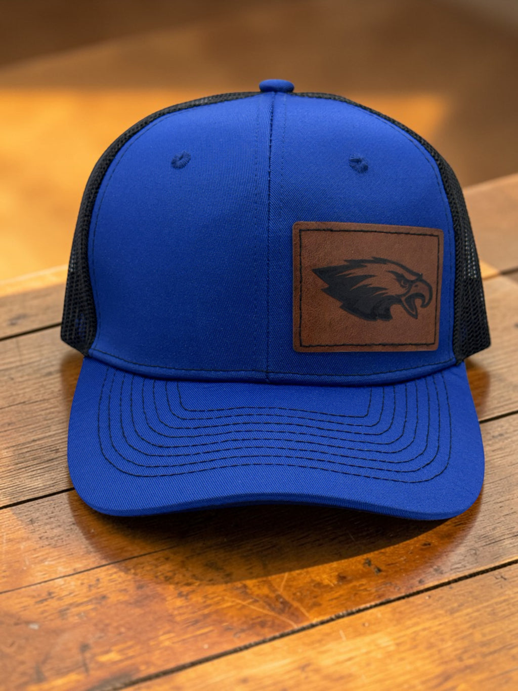 Grain Valley Eagles Trucker Hat- Blue