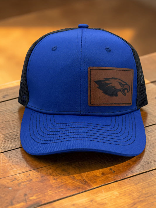 Grain Valley Eagles Trucker Hat- Blue